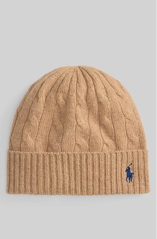 Pletena kapa od vune i kašmira