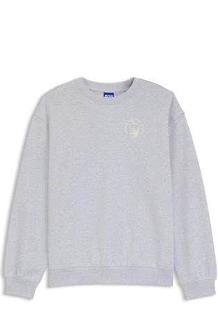 Relaxed-fit sweatshirt in cotton terry