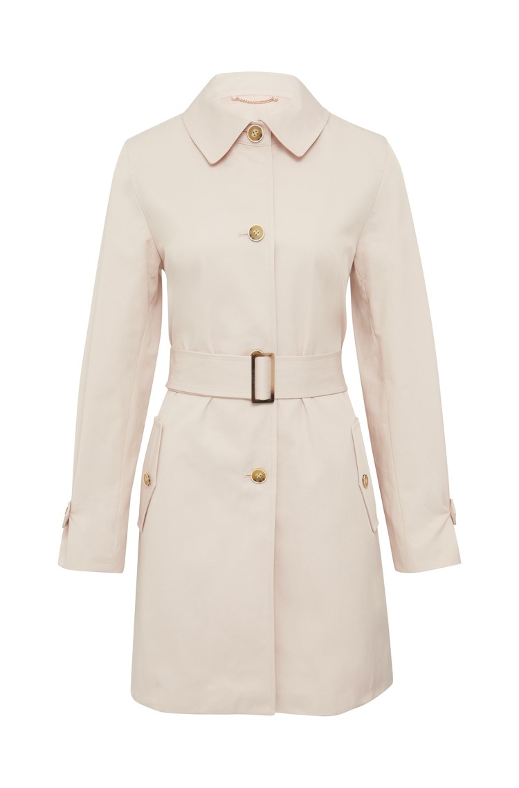 Fabric Mix S Oliver Softshell Outdoor Single-breasted Trench Coat