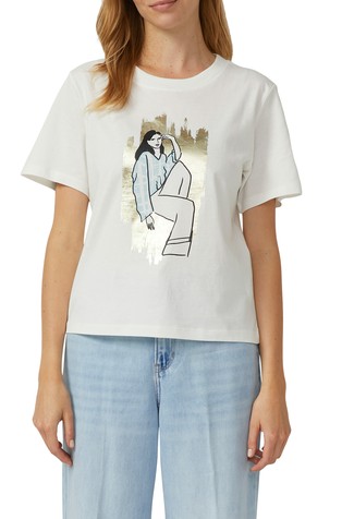 Pamučna majica sa svjetlucavim otiskom