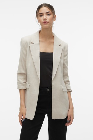 VMFRIDA regular fit blazer with 3/4 sleeves