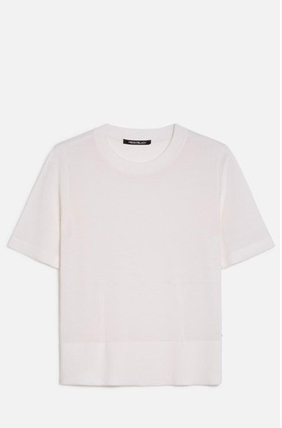 Pletena vunena majica kratkih rukava