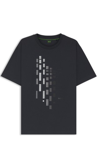 Majica od rastezljivog pamuka s geometrijskim otiskom