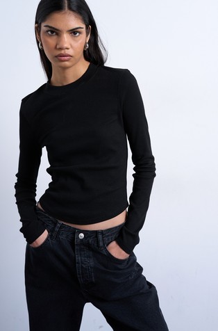 TSBEA long-sleeved rib tee