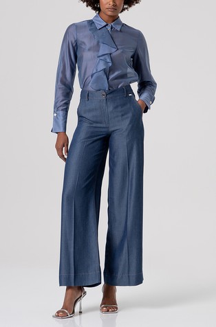 Palazzo fit hlače od liocela