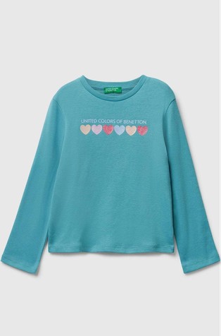 Pamučna majica dugih rukava sa svjetlucavim logotipom