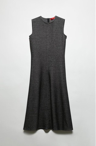 Jersey sleeveless midi dress