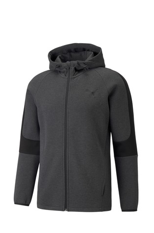 Evostripe pulover s kapuljačom i patentnim zatvaračem