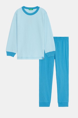 Pamučna pidžama dugih rukava