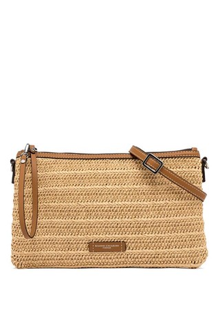 Marcella Rave Marrakech raffia-look pouch