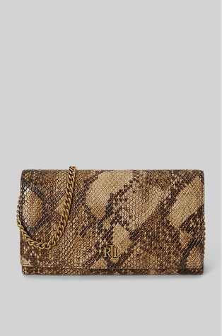 Adair II Snakeskin-effect Leather Crossbody
