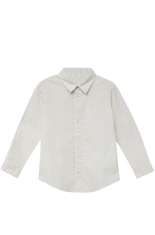 Slim fit pamučna košulja s uzorkom