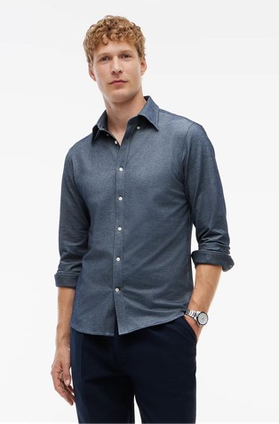Performance slim fit košulja od oxford pikéa