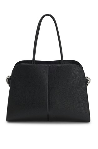 Faux-leather tote bag