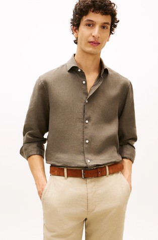 Slim Fit Pure Linen Shirt