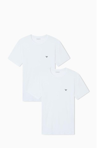 Two-pack of stretch cotton jersey loungewear T-shirts
