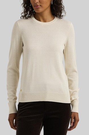 Pleten pulover od mješavine pamuka