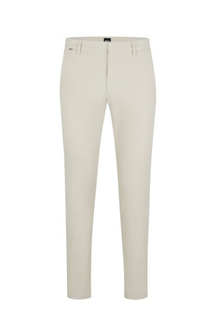 Slim-fit trousers in a cotton blend with stretch