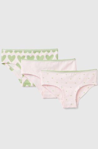 Paket od 3 para pamučnih gaćica