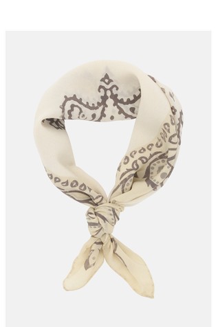 Paisley Print Silk Bandana