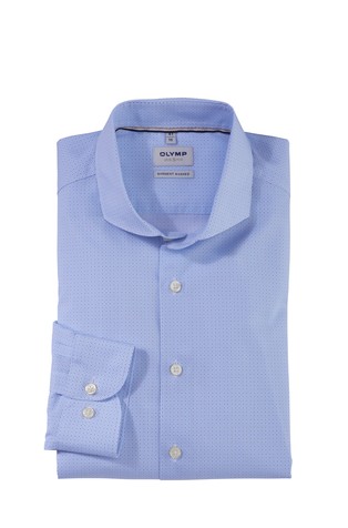 Level Five body fit košulja s mikrouzorkom