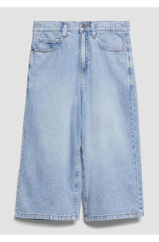 Skater 3/4 jeans with wide legs