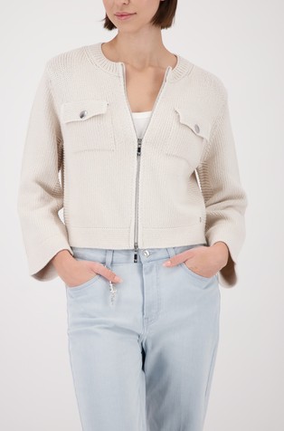 Cardigan with chest pockets