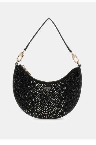 Tasmin Rhinestones Mini Hobo Bag