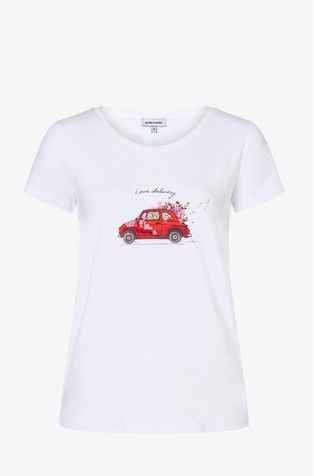 T-shirt with front print