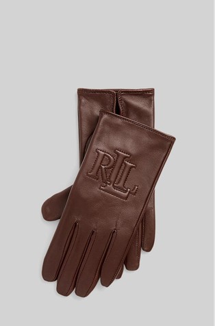 Logo kožne rukavice s mogućnošću korištenja ekrana osjetljivog na dodir