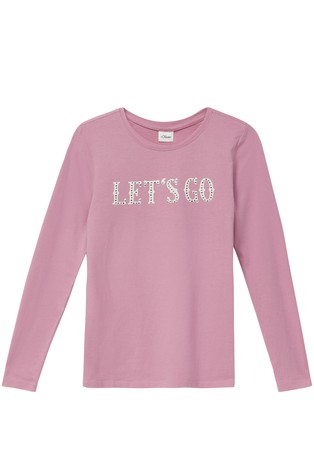 Majica dugih rukava s otiskom sa zakovicama