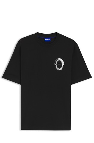 Pamučna majica kratkih rukava s morskim otiskom straga