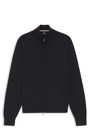 Pamučni kardigan s izvezenim logotipom