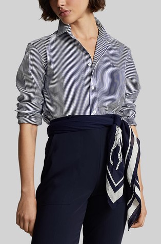 Classic fit prugasta pamučna košulja