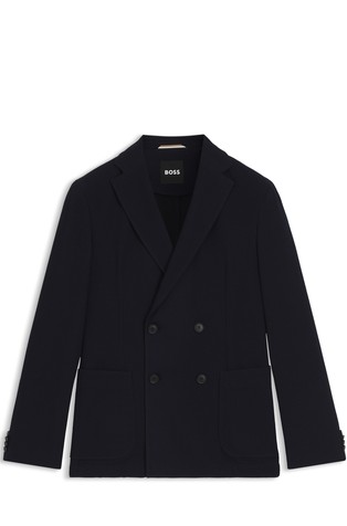 Slim fit sako od rastezljive vune s mikrouzorkom