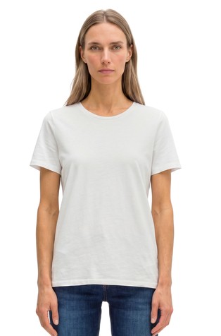 Round neck T-shirt, regular fit made from organic cotton singe jersey
