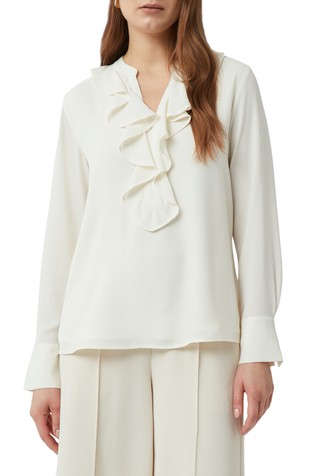Bluza od šifona s volanom