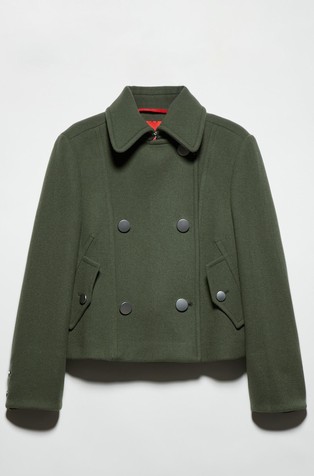 Kratka jakna od mješavine vune