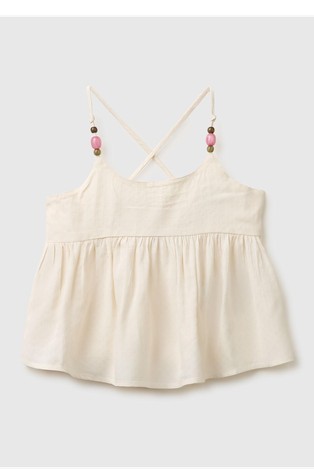 Zvonast top s ukrasnim perlama