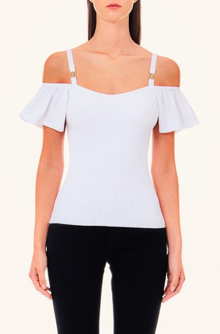 Pletena majica od mješavine viskoze