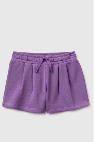 Pamučne kratke hlače s naborima