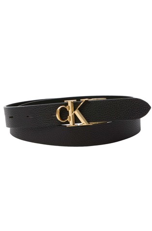 Reversible Leather Logo Belt