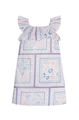 Haljina od popelina s uzorkom