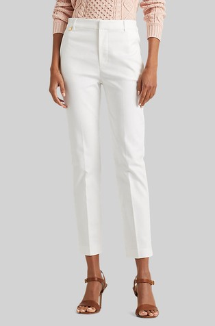 Skinny fit hlače od rastezljivog pamuka