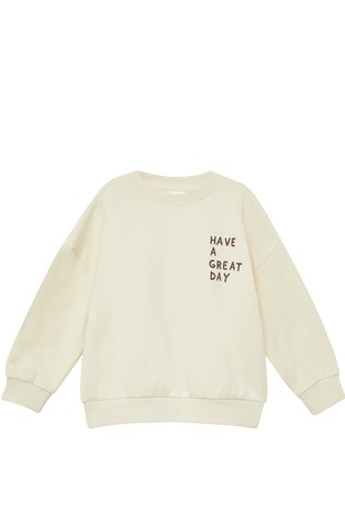 Oversized fit pulover s otiskom sprijeda i straga