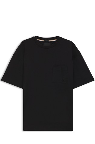 Majica od merceriziranog pamuka s dvostrukim monogramom B