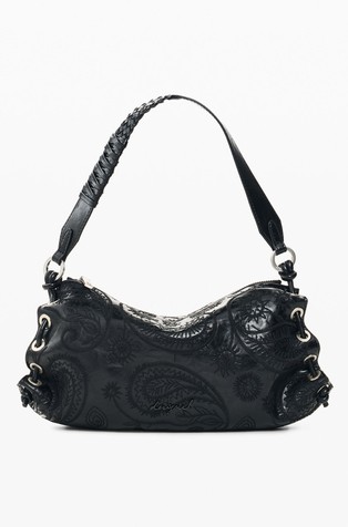 Medium bag with paisley quiting