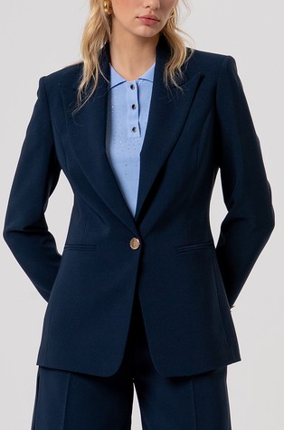 Regular fit sako s metalnim gumbima