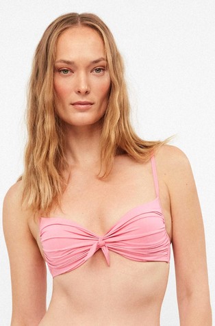 Underwire push up bikini top