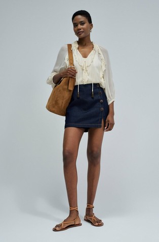 Lightdenim skort